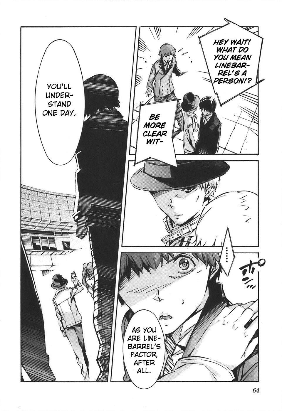 Kurogane no Linebarrel Chapter 52 page 18 - Chapter 52: Causality of Black and White