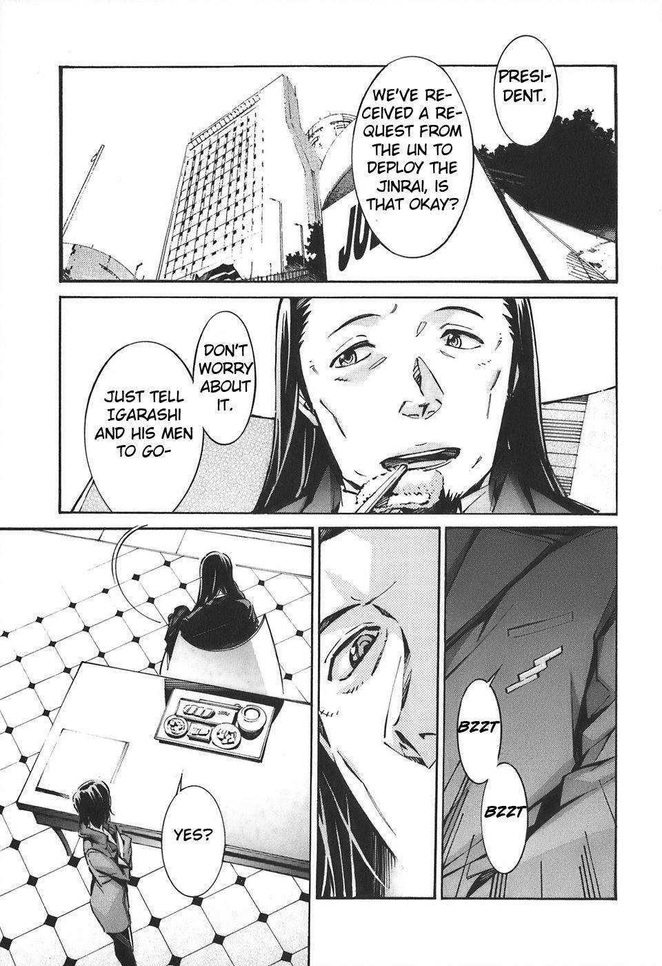 Kurogane no Linebarrel Chapter 52 page 19 - Chapter 52: Causality of Black and White