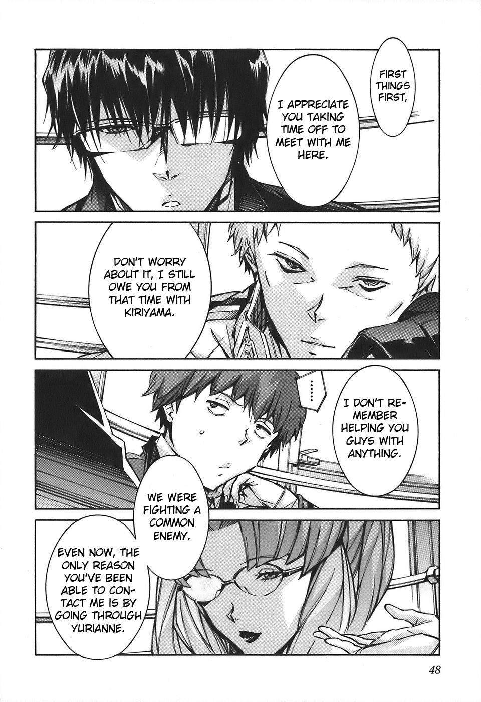 Kurogane no Linebarrel Chapter 52 page 2 - Chapter 52: Causality of Black and White