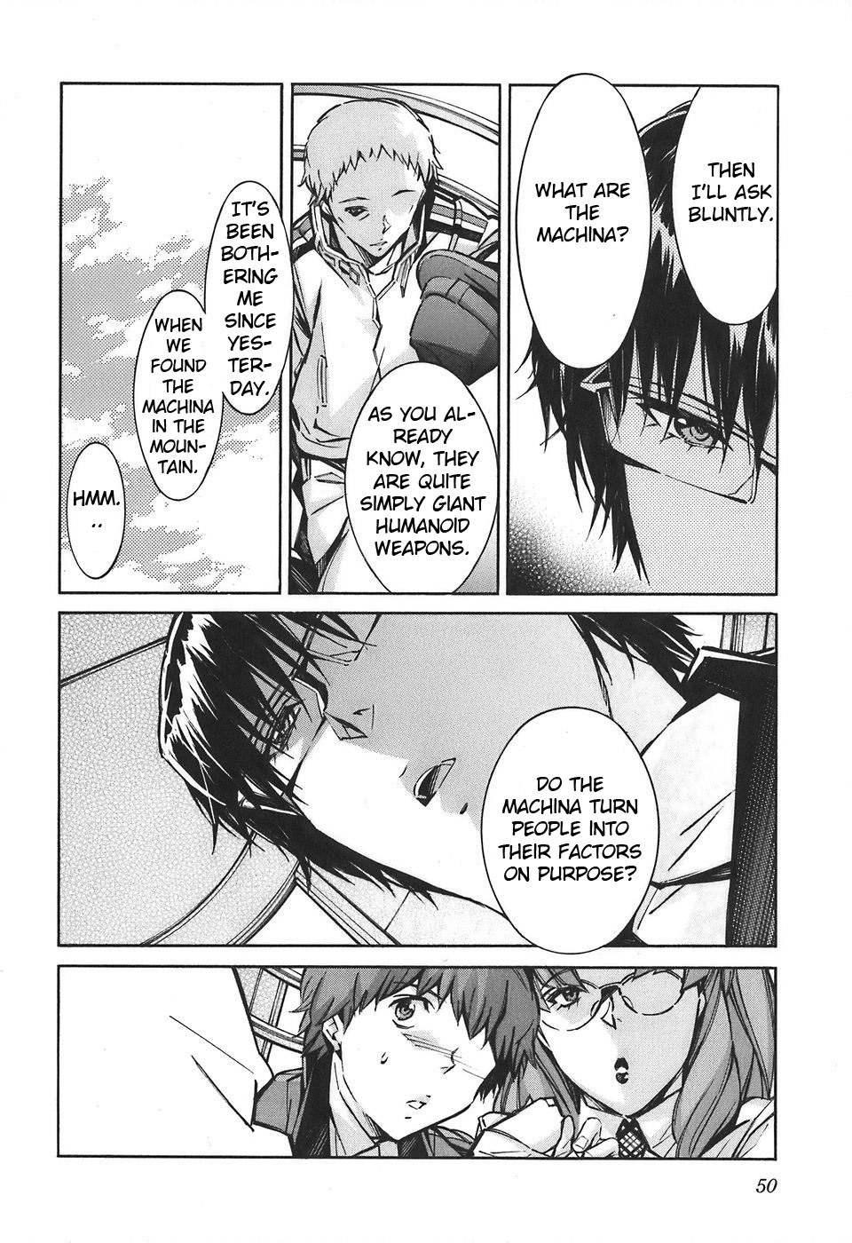 Kurogane no Linebarrel Chapter 52 page 4 - Chapter 52: Causality of Black and White
