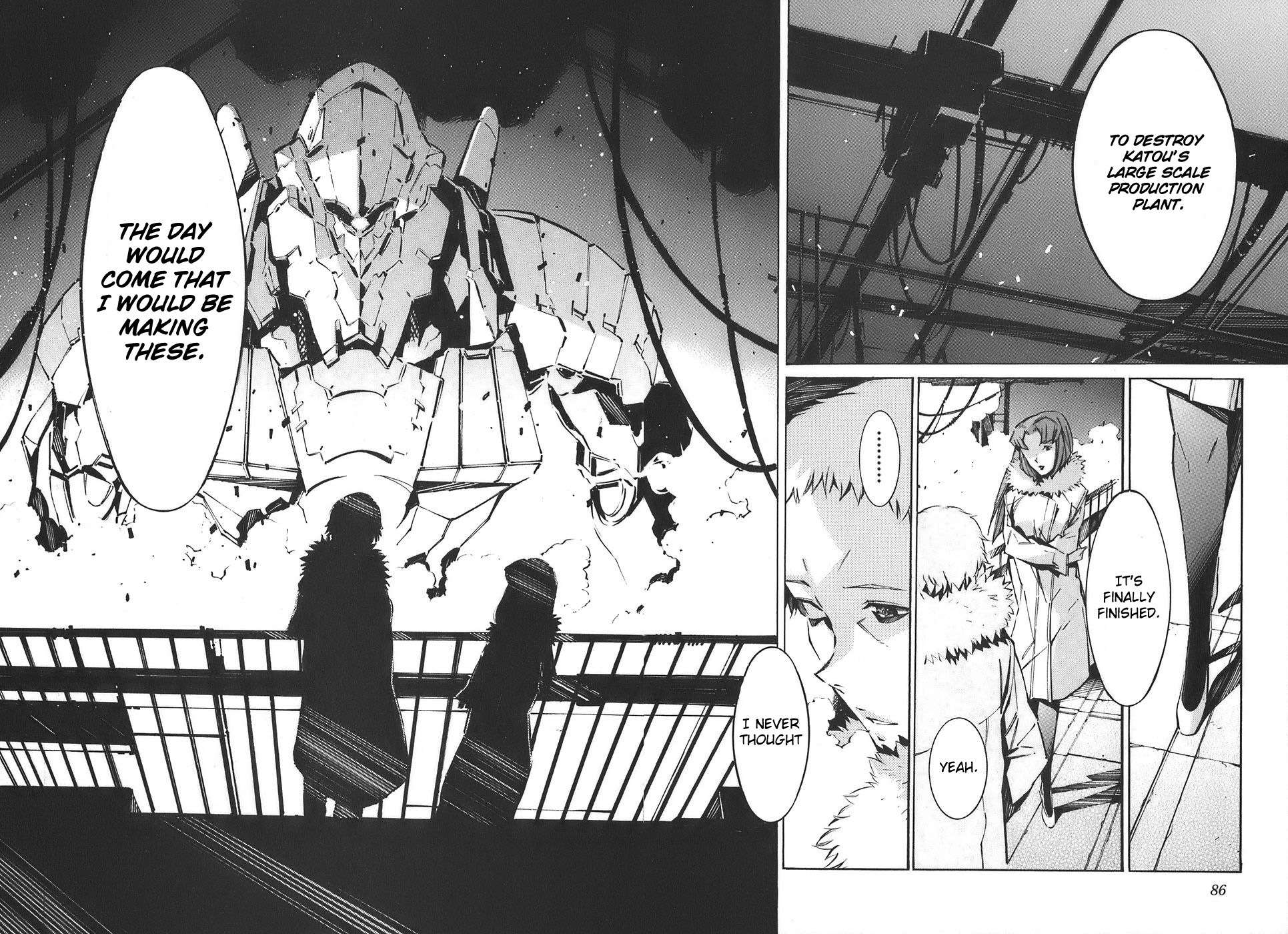 Kurogane no Linebarrel Chapter 52 page 40 - Chapter 52: Causality of Black and White