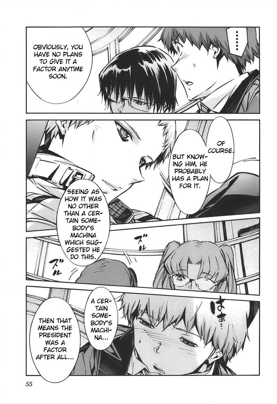 Kurogane no Linebarrel Chapter 52 page 9 - Chapter 52: Causality of Black and White