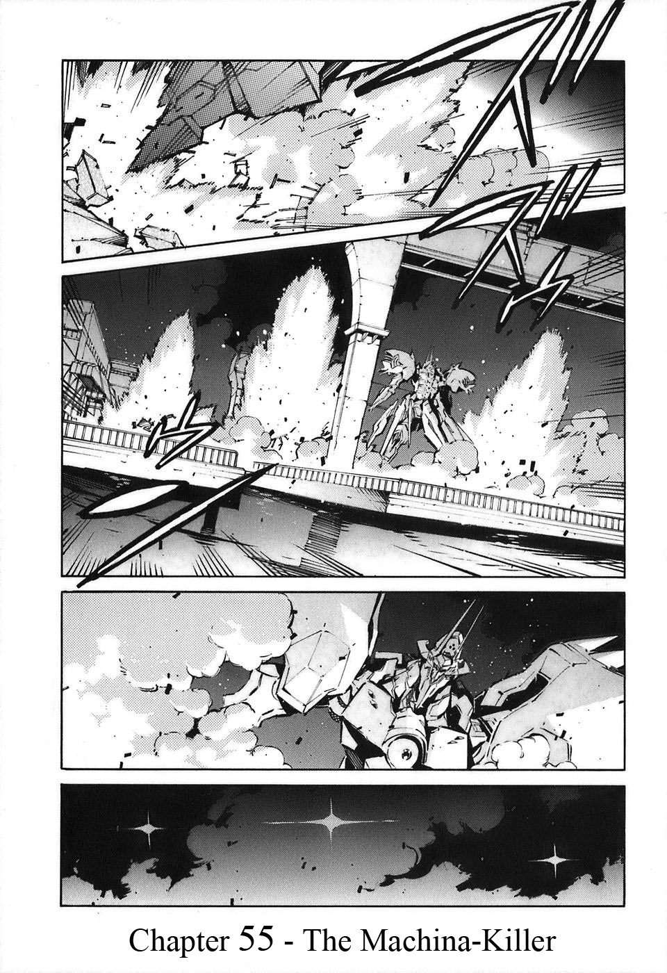 Kurogane no Linebarrel Chapter 55 page 1 - Chapter 55: The Machina-Killer