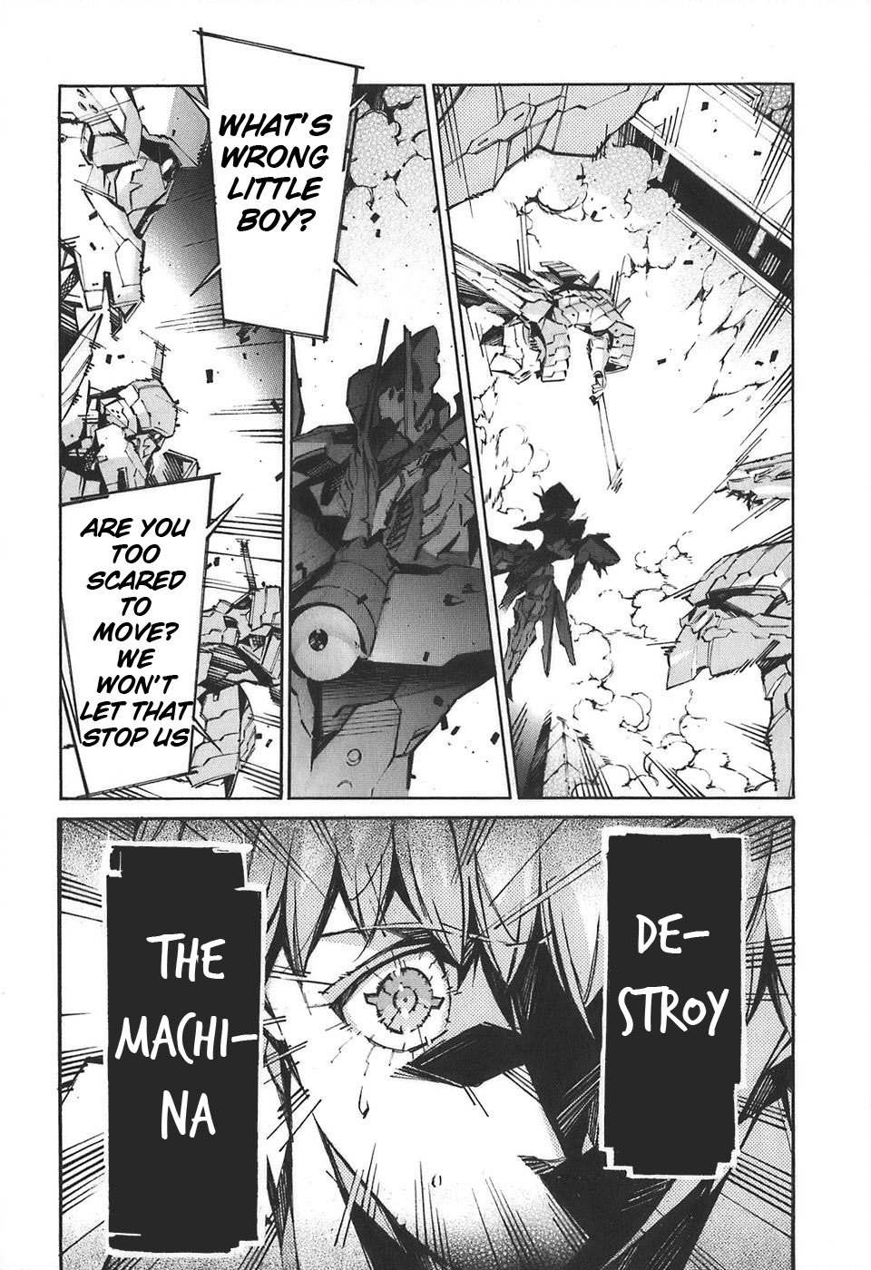 Kurogane no Linebarrel Chapter 55 page 14 - Chapter 55: The Machina-Killer
