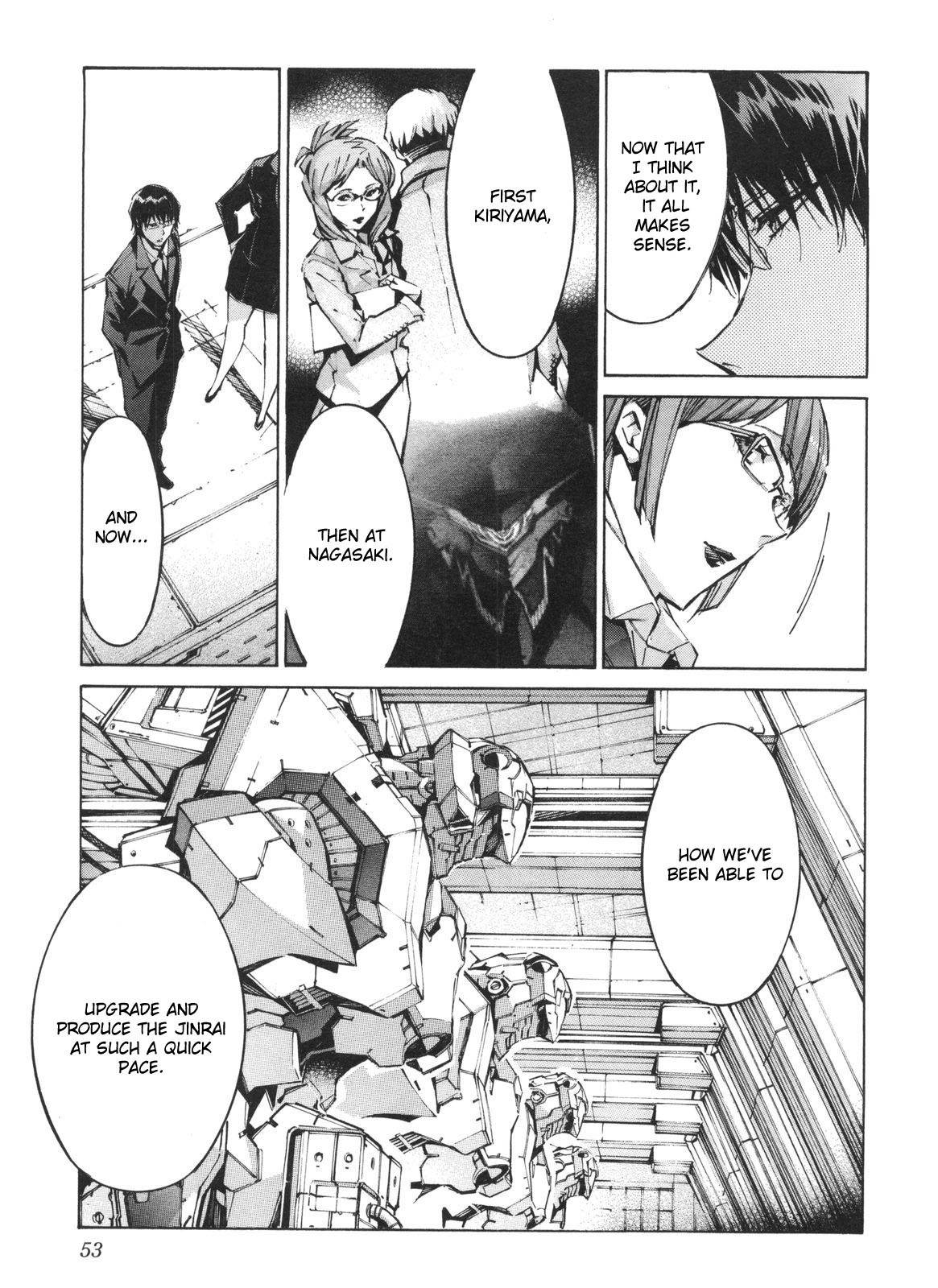 Kurogane no Linebarrel Chapter 61 page 15 - Chapter 61: Foggy Moon, Clouded Soul