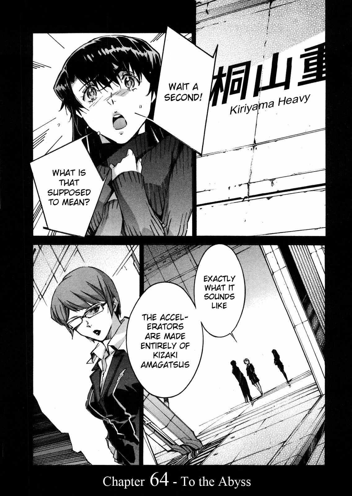 Kurogane no Linebarrel Chapter 64 page 1 - Chapter 64: To the Abyss