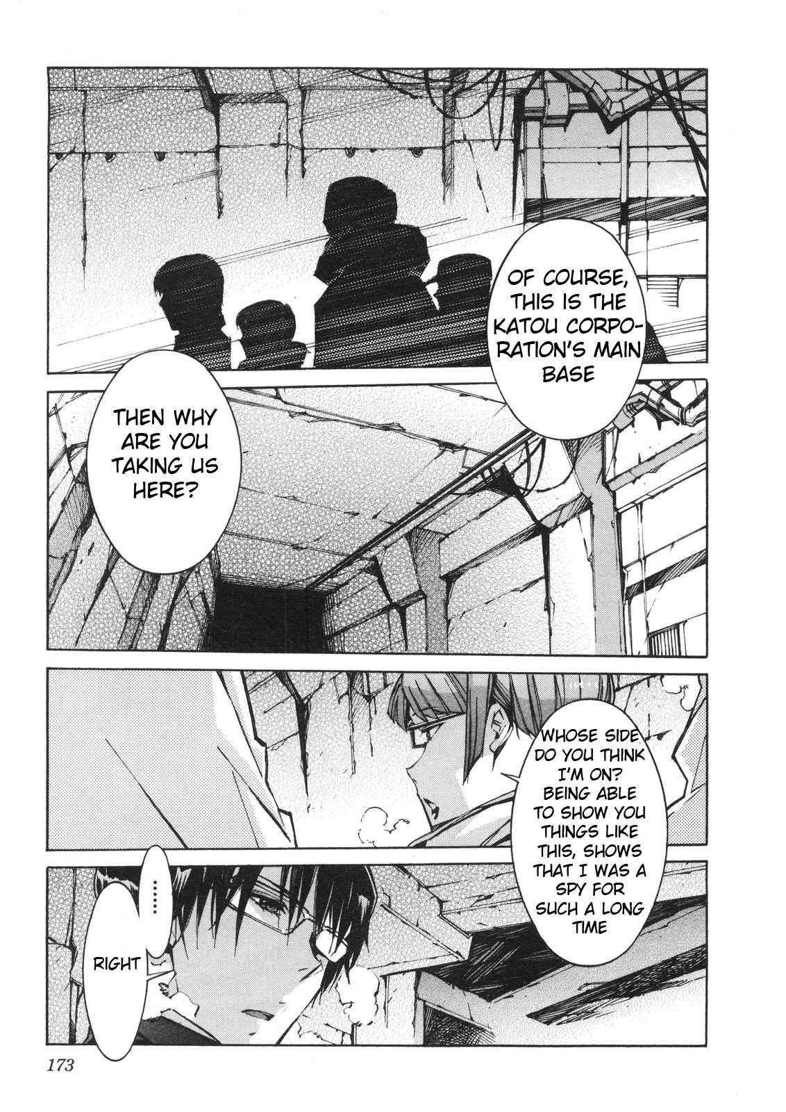 Kurogane no Linebarrel Chapter 64 page 27 - Chapter 64: To the Abyss