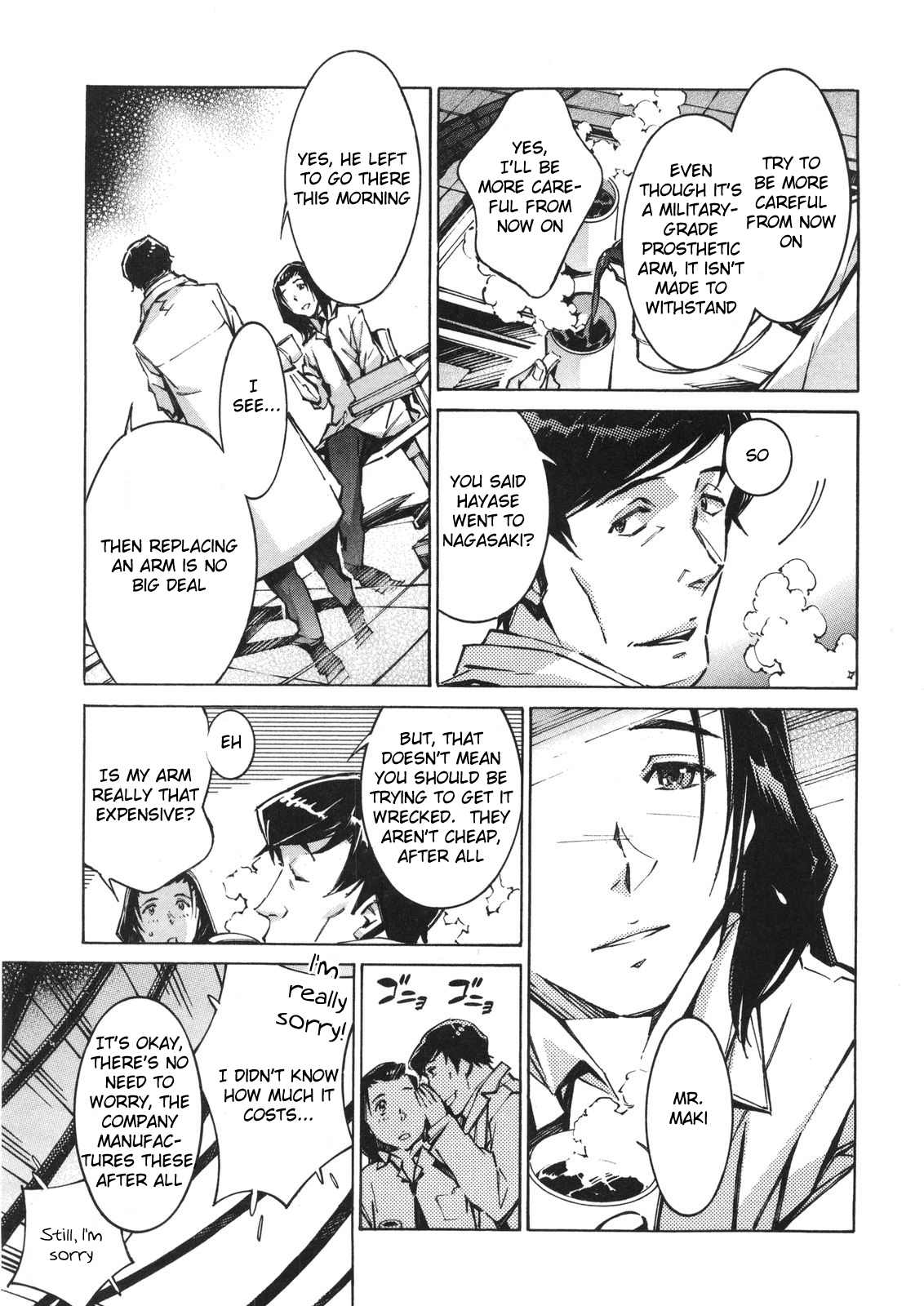 Kurogane no Linebarrel Chapter 64 page 9 - Chapter 64: To the Abyss