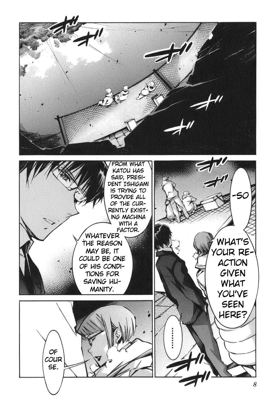 Kurogane no Linebarrel Chapter 65 page 12 - Chapter 65: Contact from Him