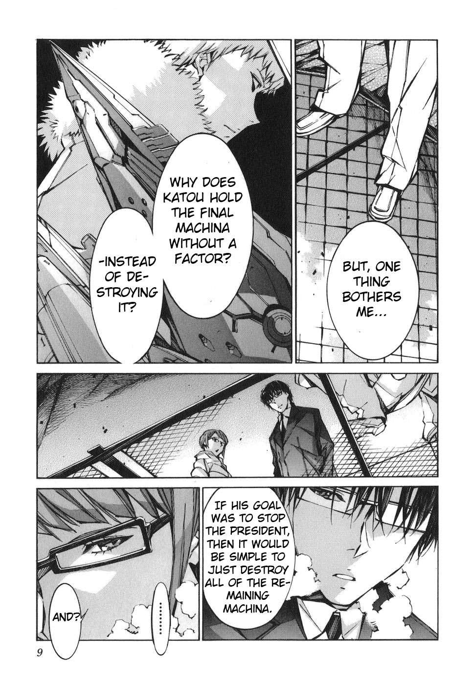 Kurogane no Linebarrel Chapter 65 page 13 - Chapter 65: Contact from Him