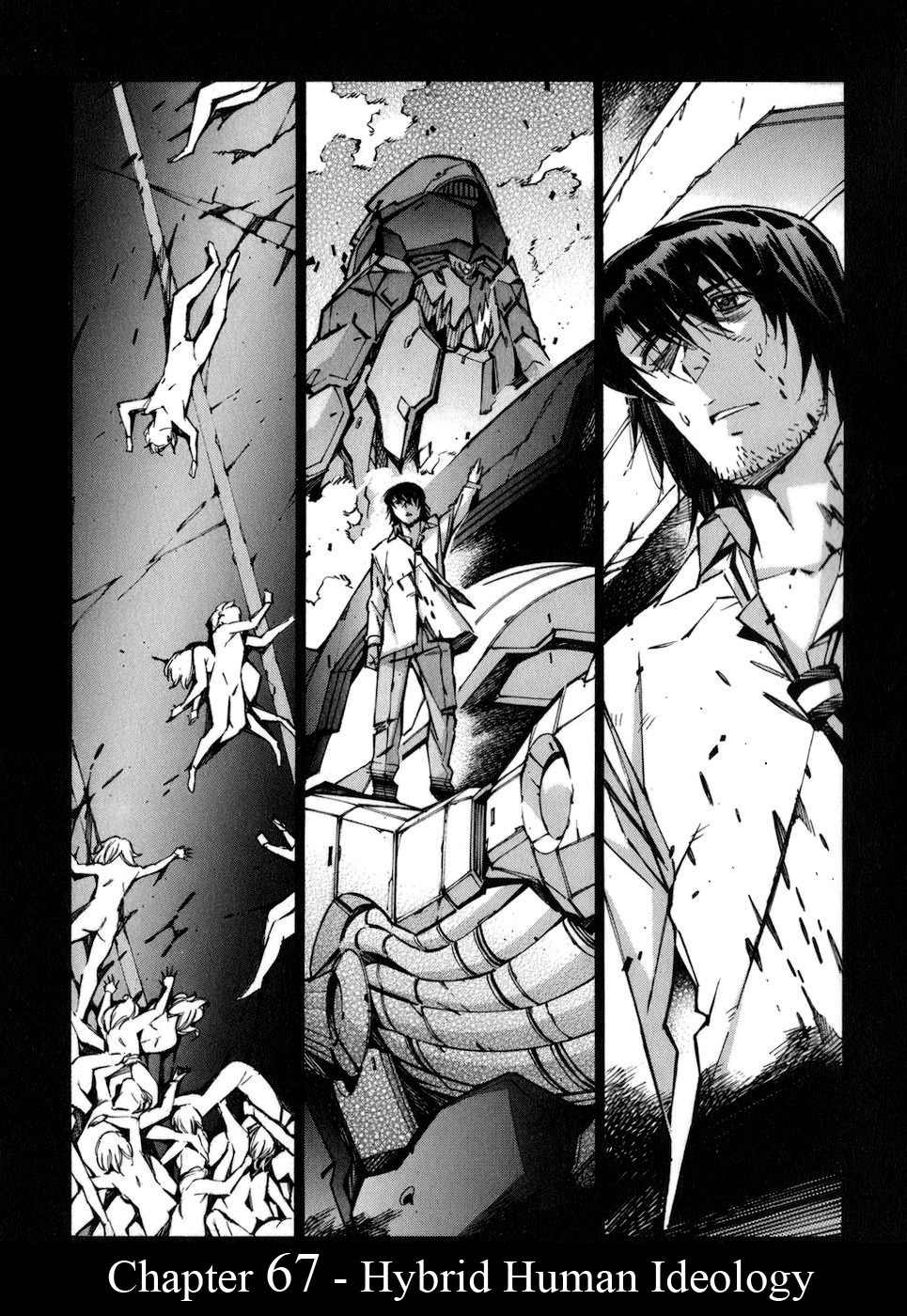 Kurogane no Linebarrel Chapter 67 page 1 - Chapter 67: Hybrid Human Ideology