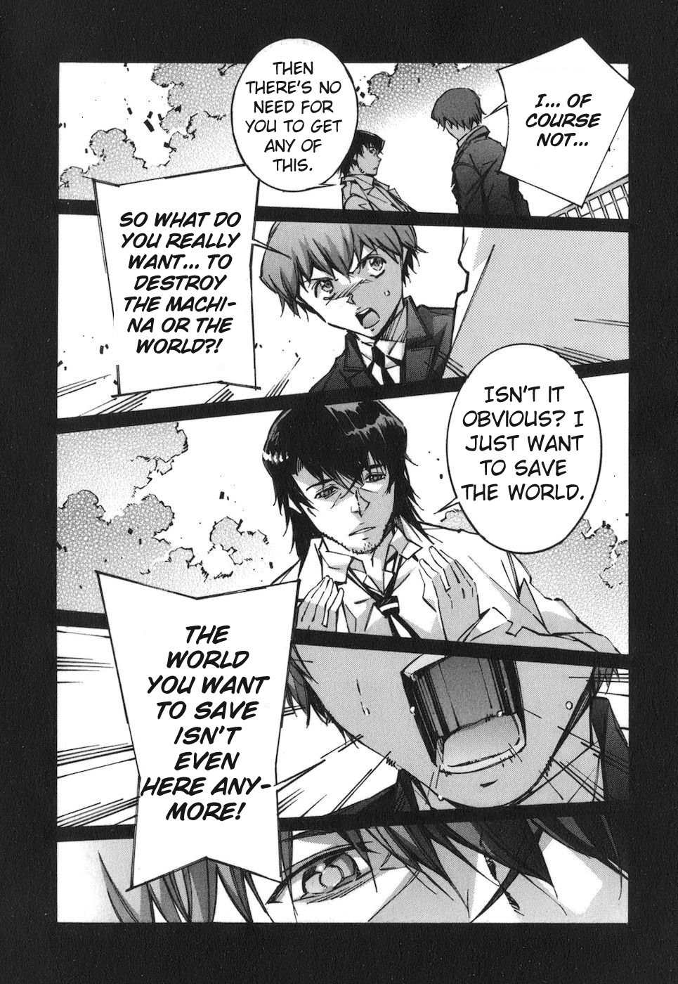 Kurogane no Linebarrel Chapter 67 page 14 - Chapter 67: Hybrid Human Ideology