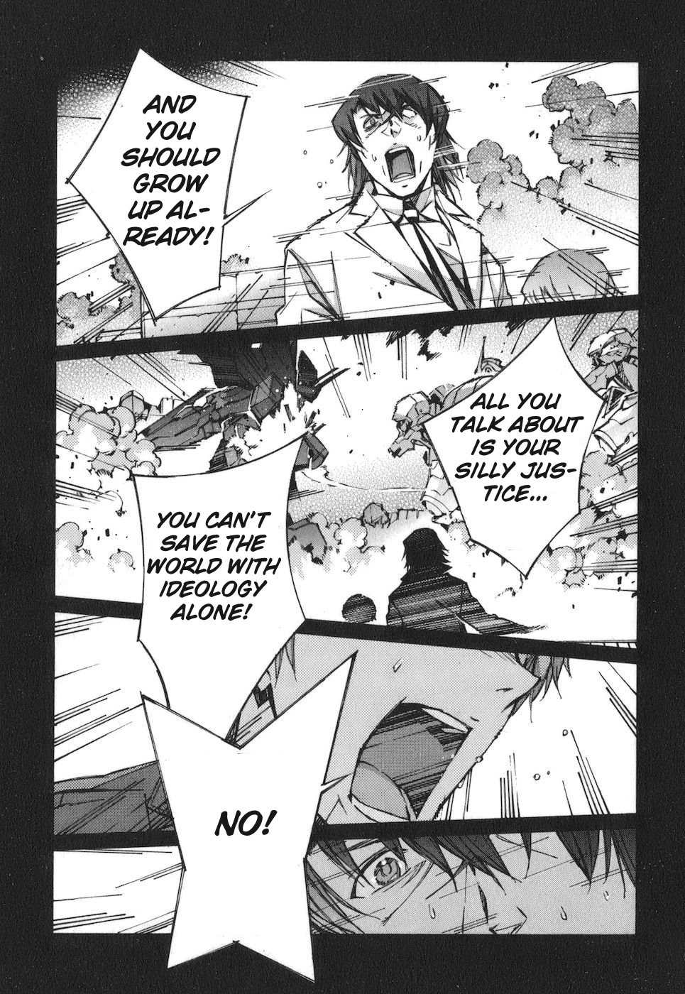 Kurogane no Linebarrel Chapter 67 page 19 - Chapter 67: Hybrid Human Ideology