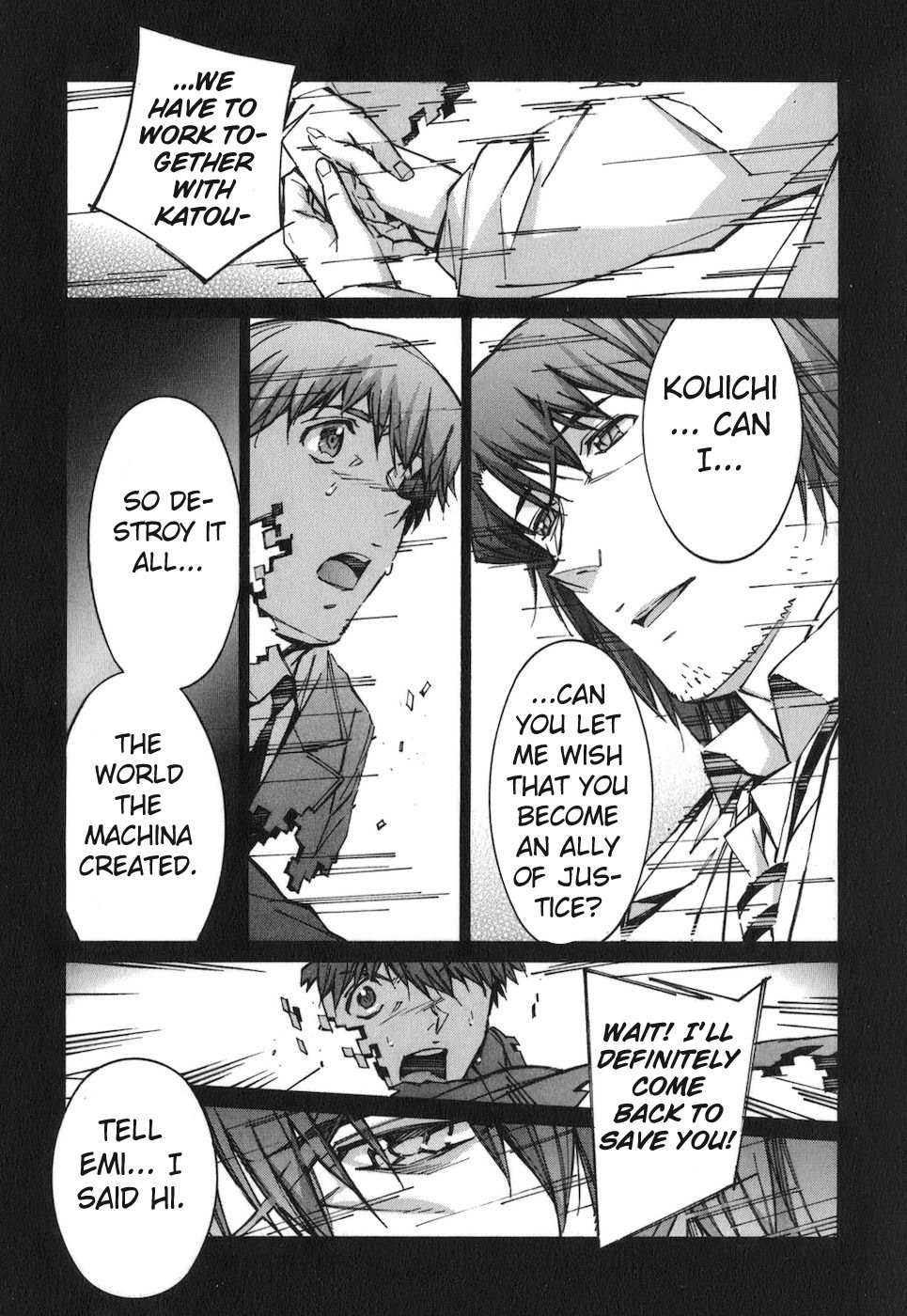 Kurogane no Linebarrel Chapter 67 page 28 - Chapter 67: Hybrid Human Ideology