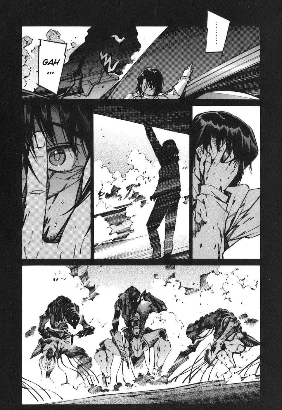 Kurogane no Linebarrel Chapter 67 page 3 - Chapter 67: Hybrid Human Ideology