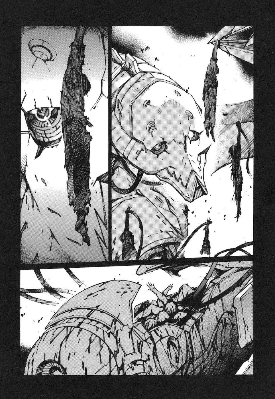 Kurogane no Linebarrel Chapter 67 page 4 - Chapter 67: Hybrid Human Ideology