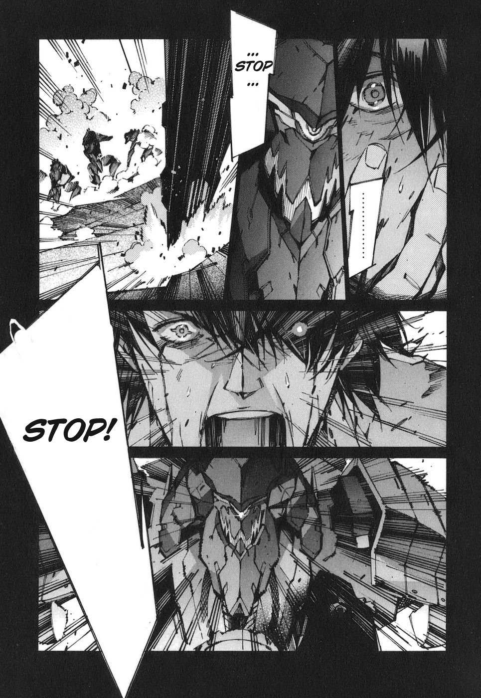 Kurogane no Linebarrel Chapter 67 page 5 - Chapter 67: Hybrid Human Ideology