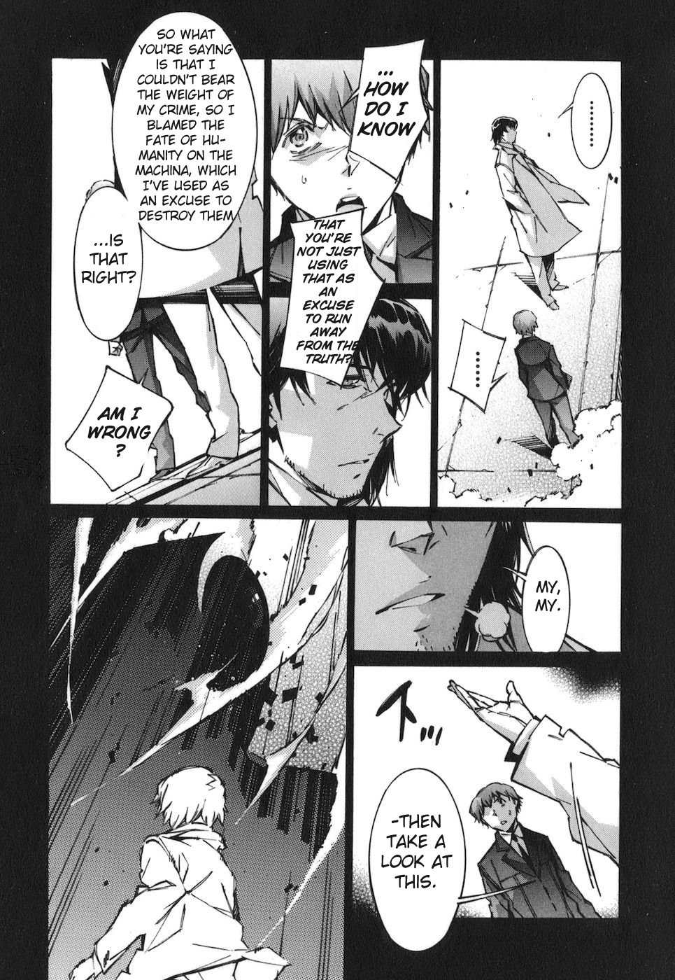 Kurogane no Linebarrel Chapter 67 page 9 - Chapter 67: Hybrid Human Ideology