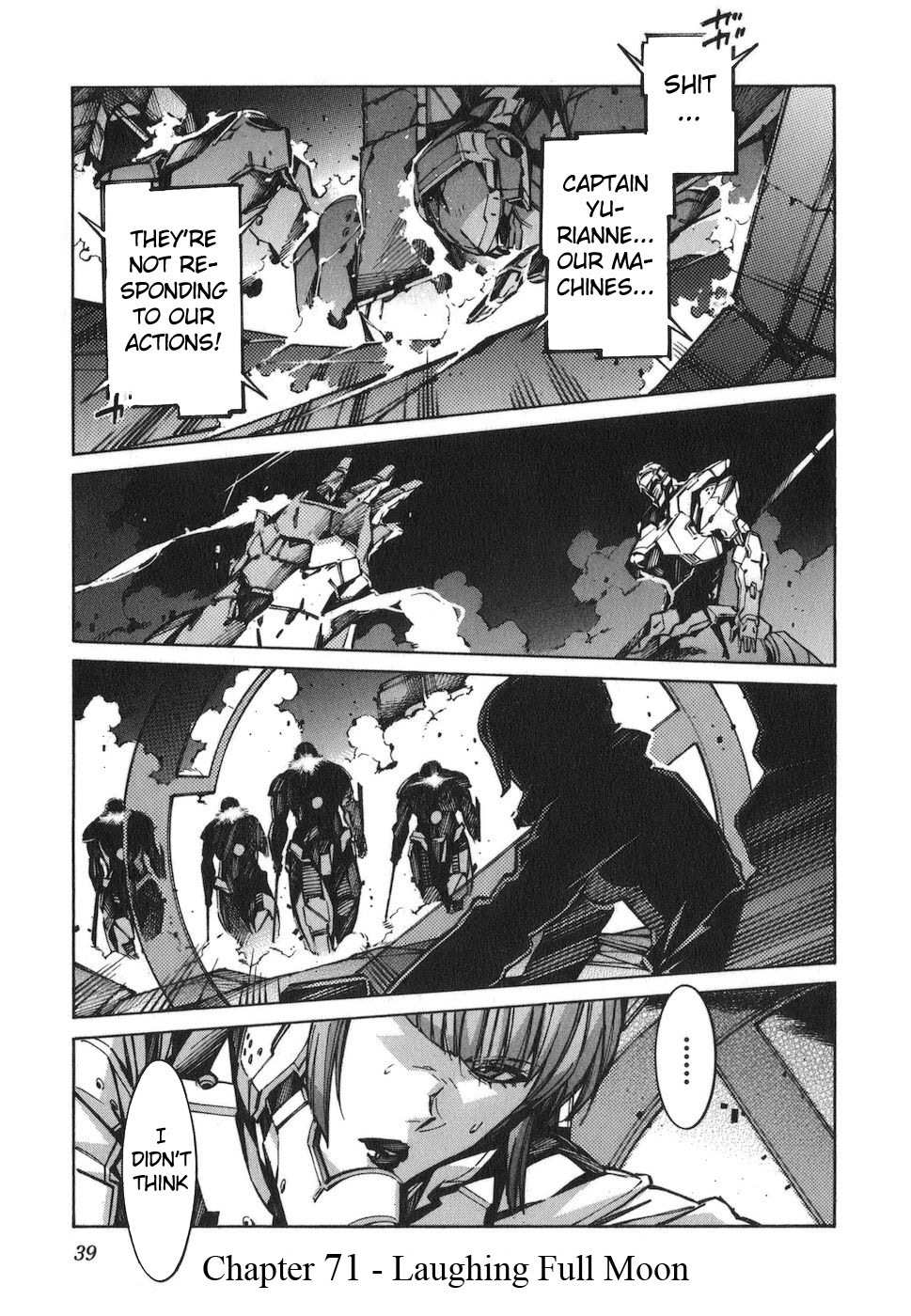 Kurogane no Linebarrel Chapter 71 page 1 - Chapter 71: Laughing Full Moon