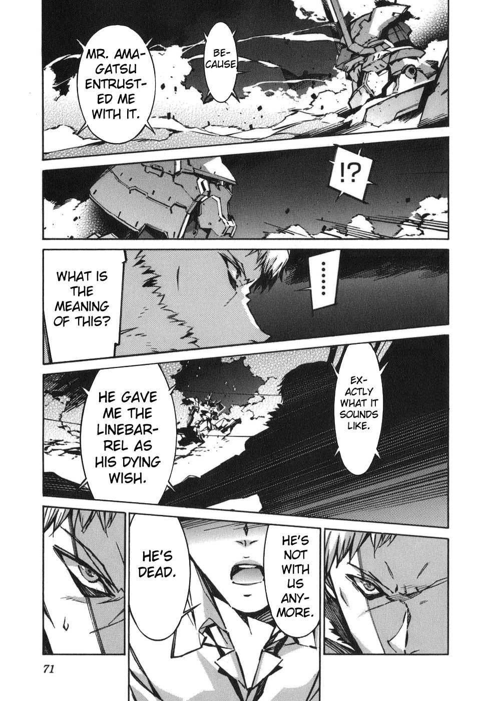 Kurogane no Linebarrel Chapter 71 page 32 - Chapter 71: Laughing Full Moon