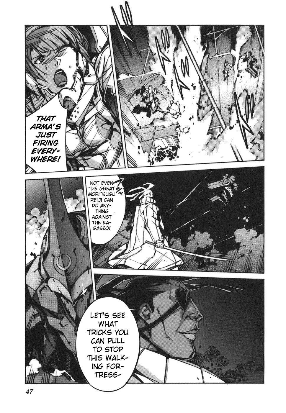 Kurogane no Linebarrel Chapter 71 page 9 - Chapter 71: Laughing Full Moon