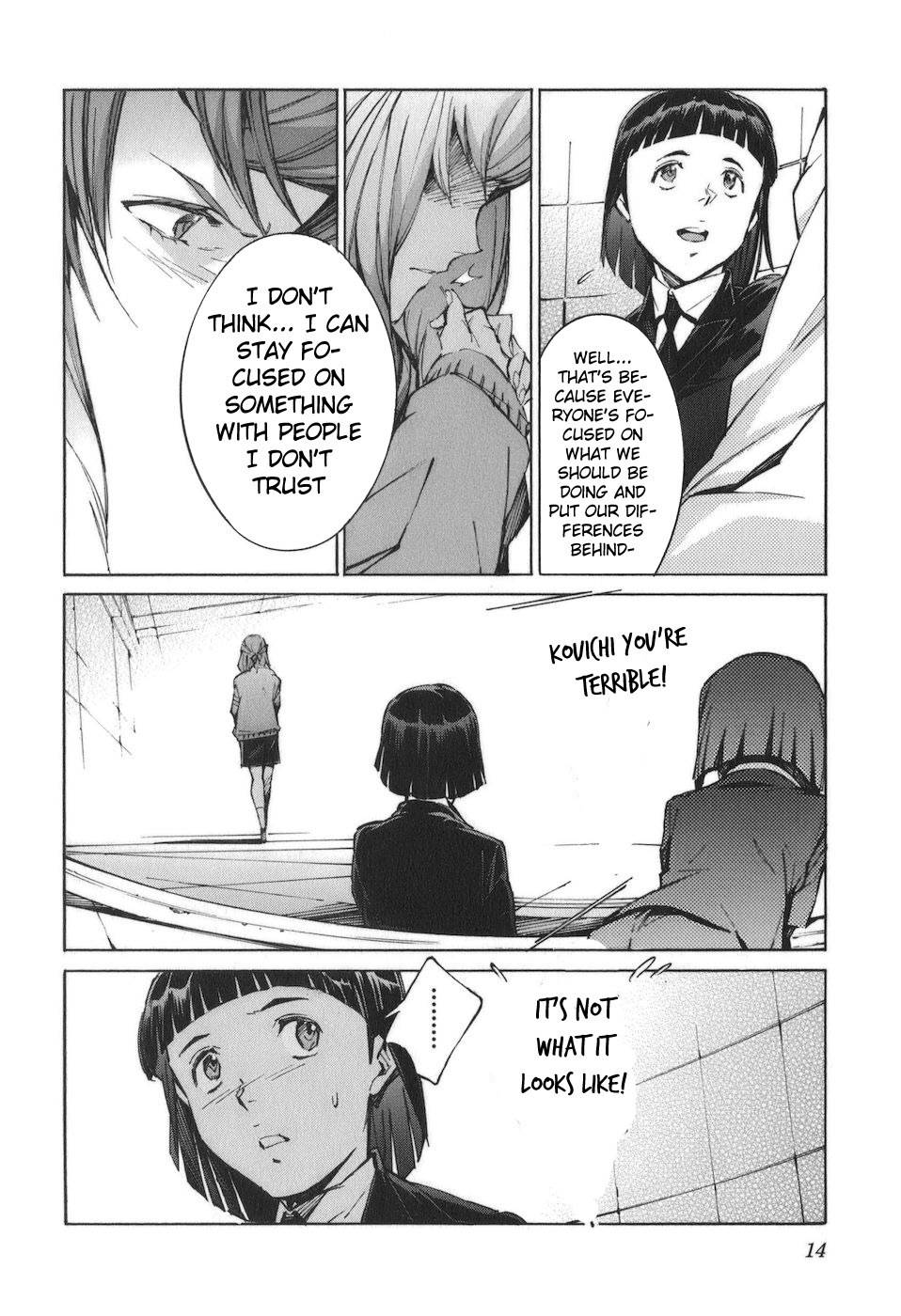 Kurogane no Linebarrel Chapter 85 page 17 - Chapter 85: Crimson Moon