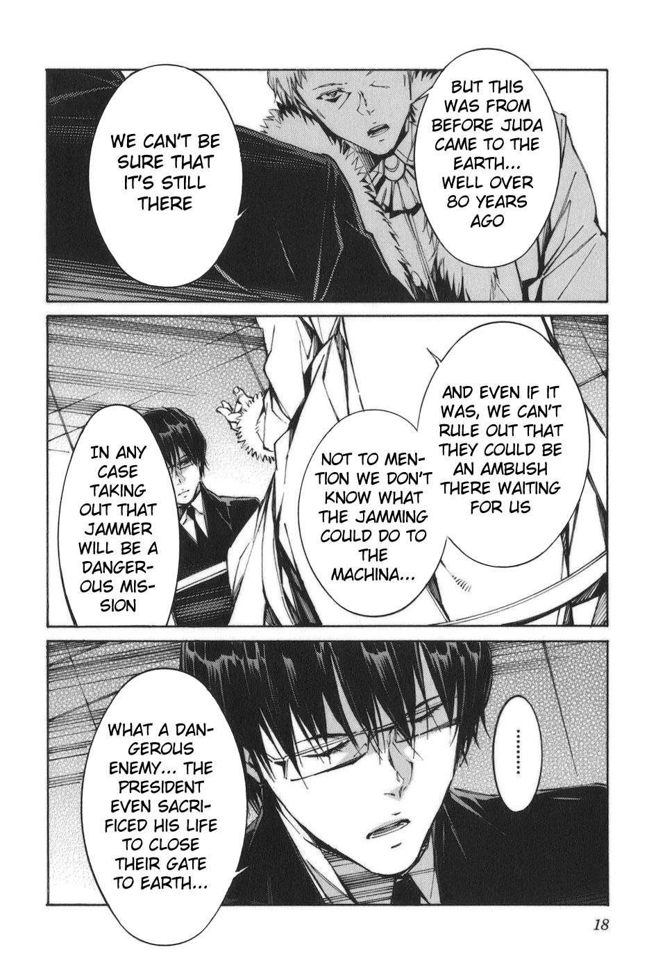 Kurogane no Linebarrel Chapter 85 page 21 - Chapter 85: Crimson Moon
