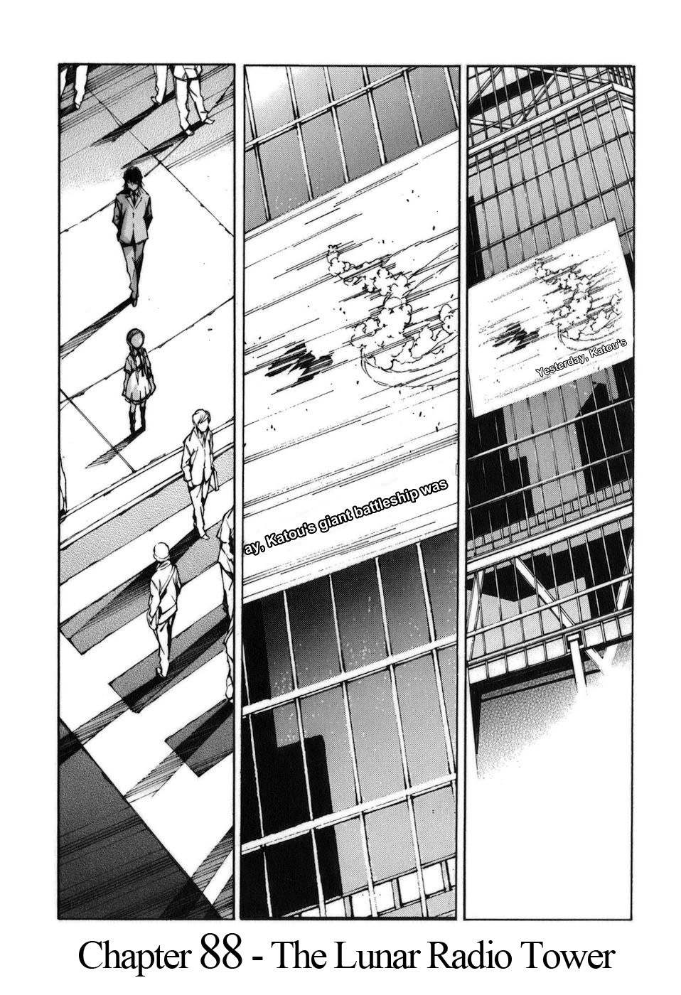 Kurogane no Linebarrel Chapter 88 page 1 - Chapter 88: The Lunar Radio Tower