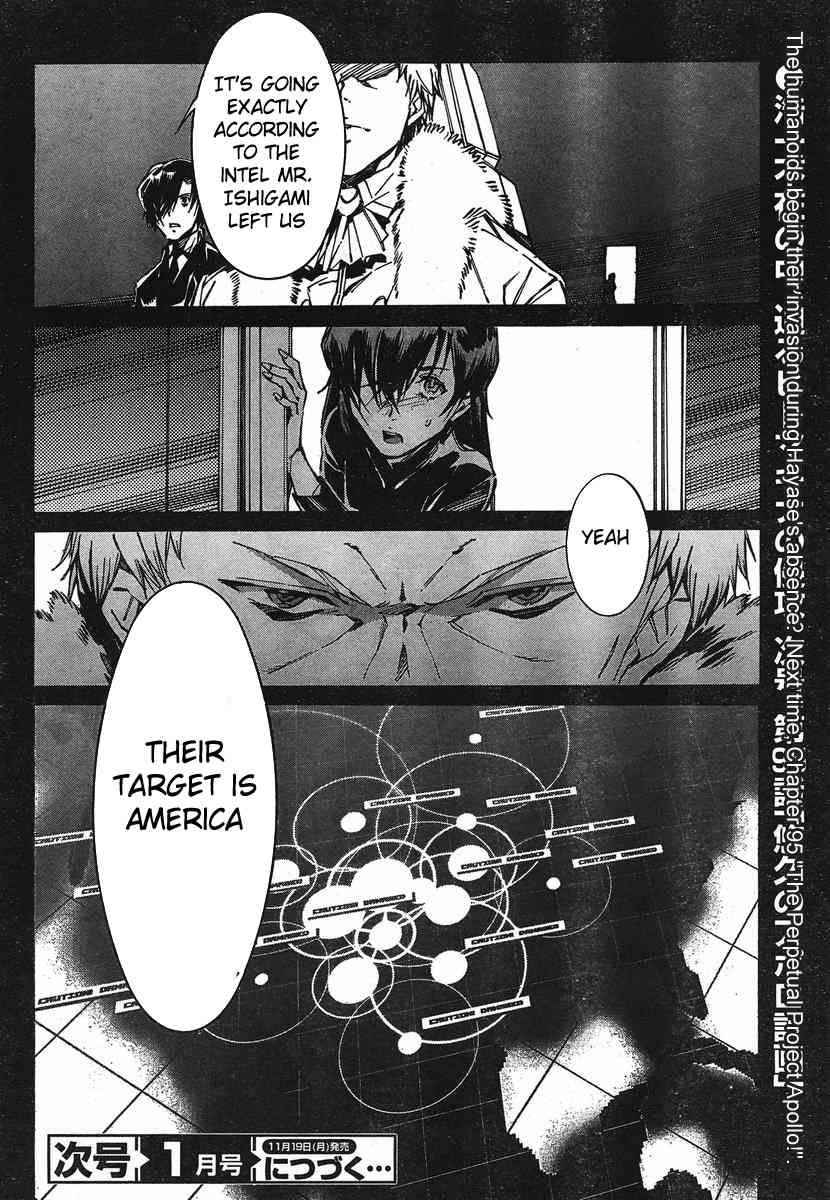 Kurogane no Linebarrel Chapter 94 page 35 - Chapter 94: The Line Between Man and Machine