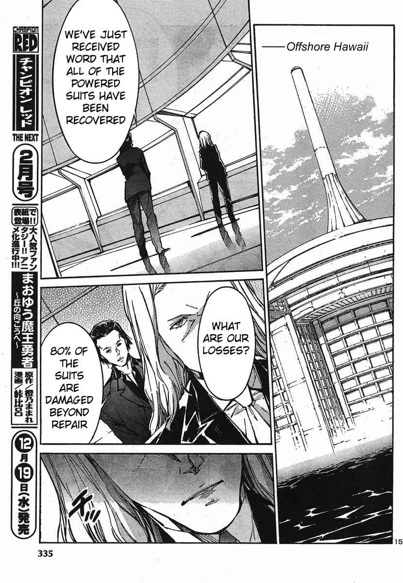 Kurogane no Linebarrel Chapter 95 page 15 - Chapter 95: The Perpetual Project Apollo