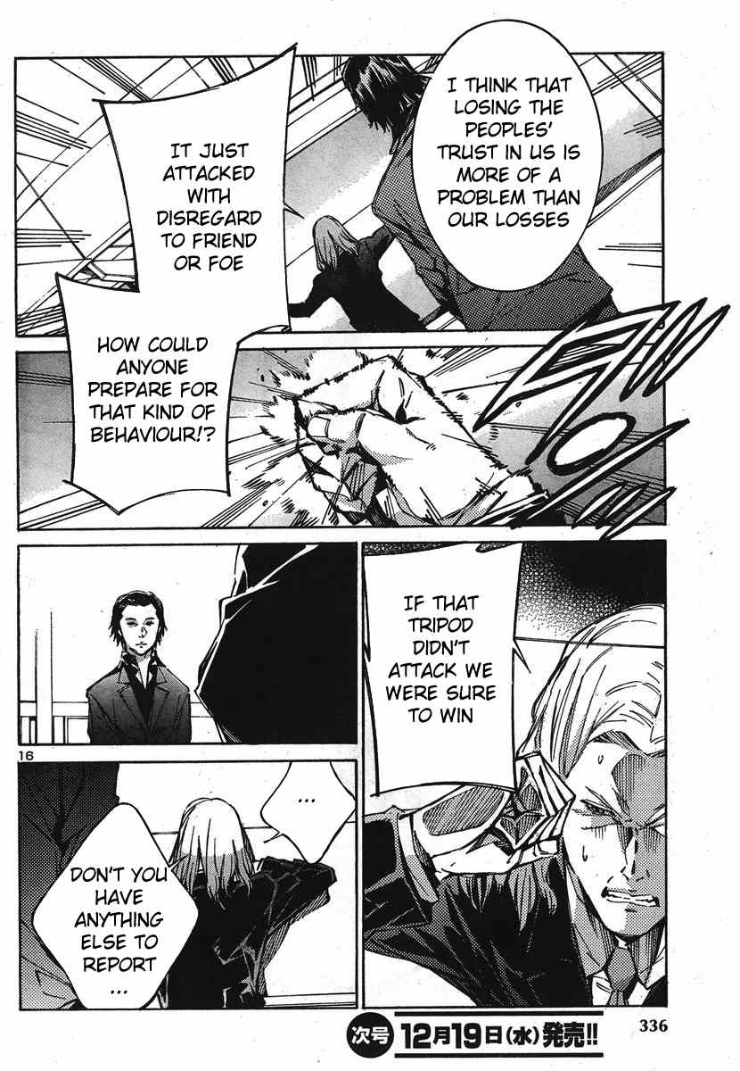 Kurogane no Linebarrel Chapter 95 page 16 - Chapter 95: The Perpetual Project Apollo