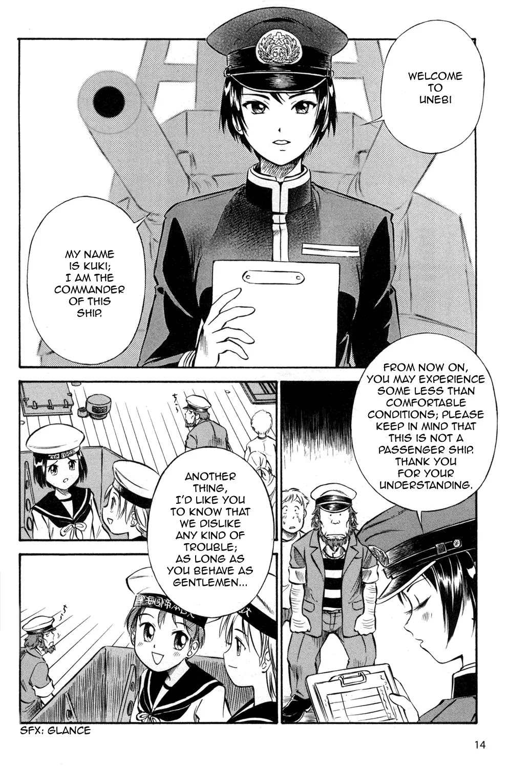 Kurogane Pukapuka Tai Chapter 1 page 14 - Chapter 1: Subequatorial Fashion Show