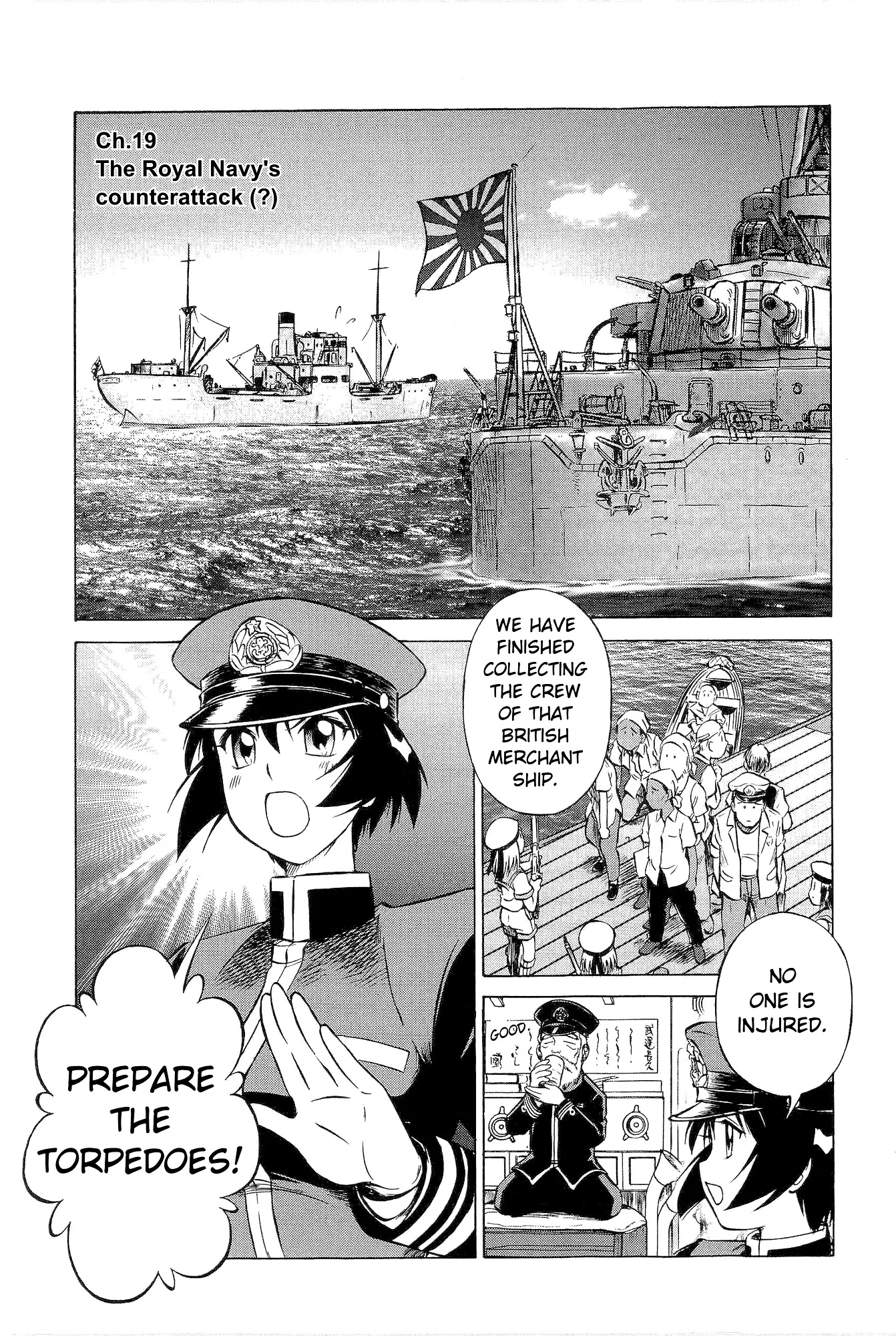 Kurogane Pukapuka Tai Chapter 19 page 2 - Chapter 19: The Royal Navy's Counterattack (?)