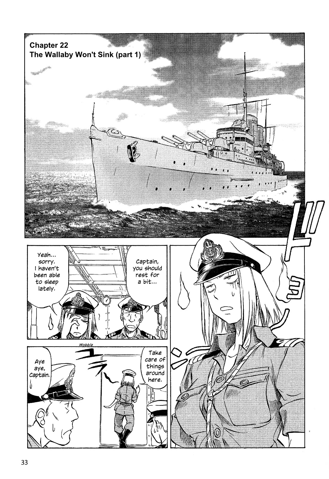 Kurogane Pukapuka Tai Chapter 22 page 1 - Chapter 22: The Wallaby Won't Sink (part 1)