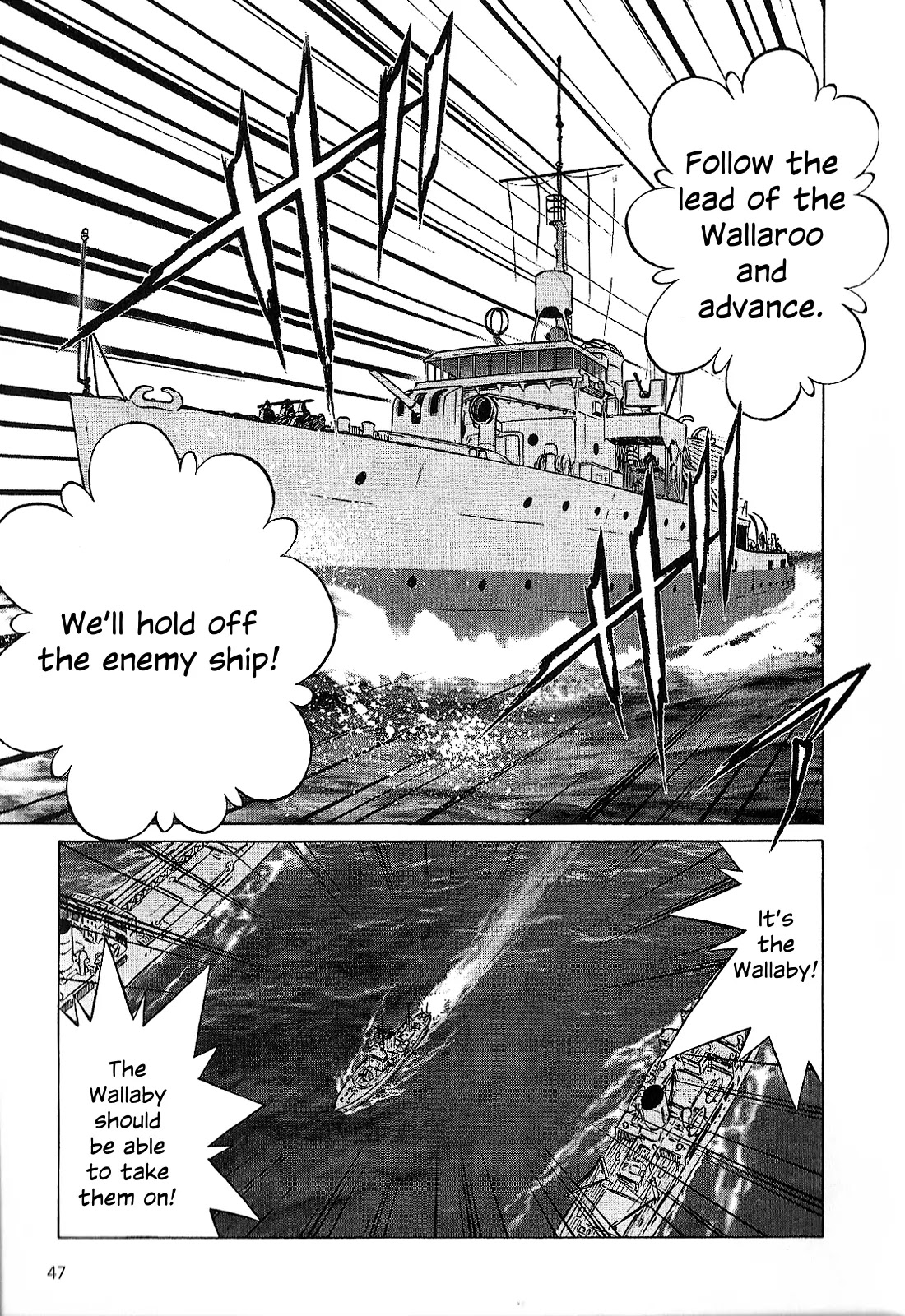 Kurogane Pukapuka Tai Chapter 22 page 15 - Chapter 22: The Wallaby Won't Sink (part 1)