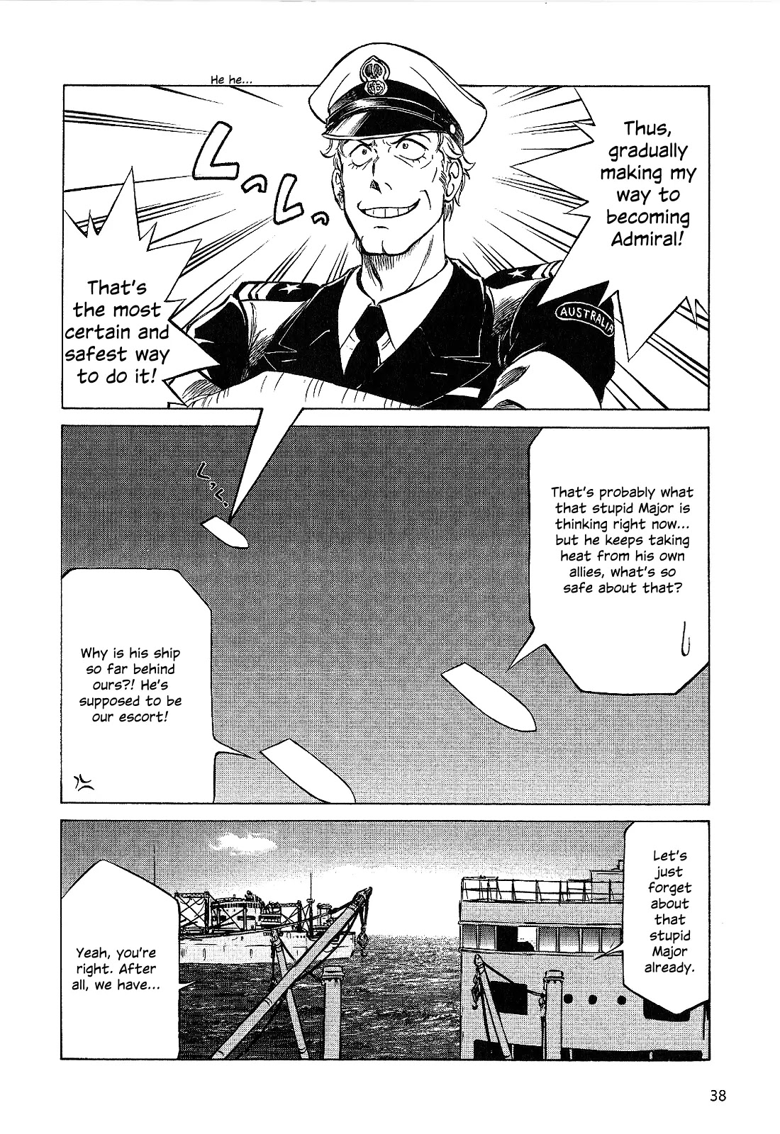 Kurogane Pukapuka Tai Chapter 22 page 6 - Chapter 22: The Wallaby Won't Sink (part 1)