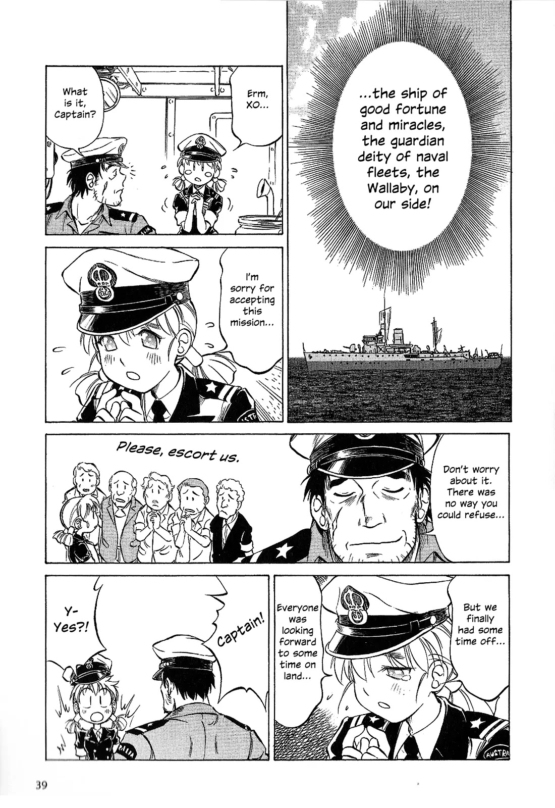 Kurogane Pukapuka Tai Chapter 22 page 7 - Chapter 22: The Wallaby Won't Sink (part 1)