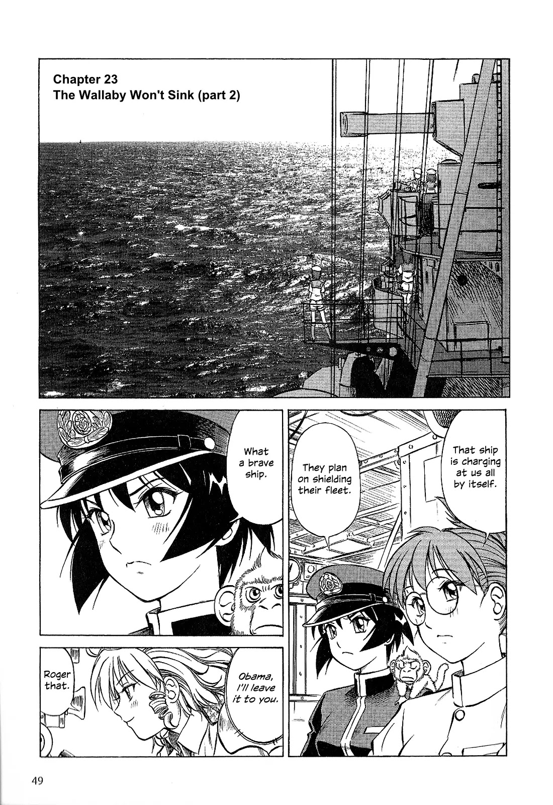 Kurogane Pukapuka Tai Chapter 23 page 1 - Chapter 23: The Wallaby Won't Sink (part 2)