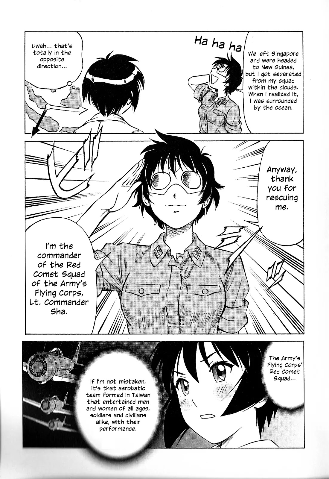 Kurogane Pukapuka Tai Chapter 25 page 7 - Chapter 25: Sha, the Red Comet