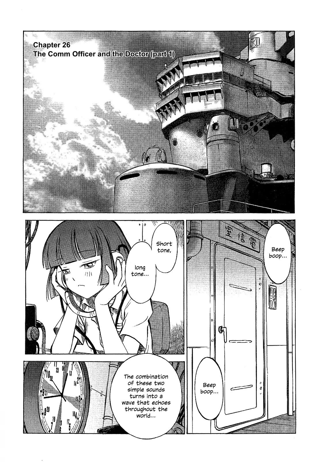 Kurogane Pukapuka Tai Chapter 26 page 1 - Chapter 26: The Comm Officer and the Doctor (part 1)