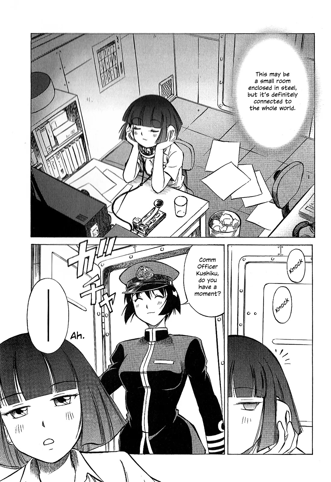Kurogane Pukapuka Tai Chapter 26 page 2 - Chapter 26: The Comm Officer and the Doctor (part 1)