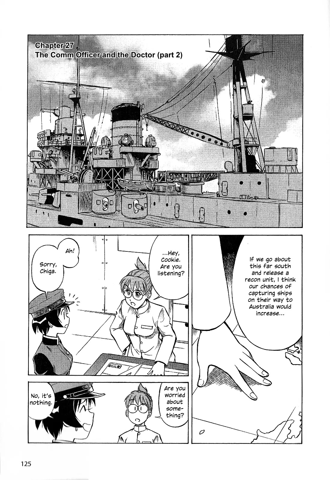Kurogane Pukapuka Tai Chapter 27 page 1 - Chapter 27: The Comm Officer and the Doctor (part 2)