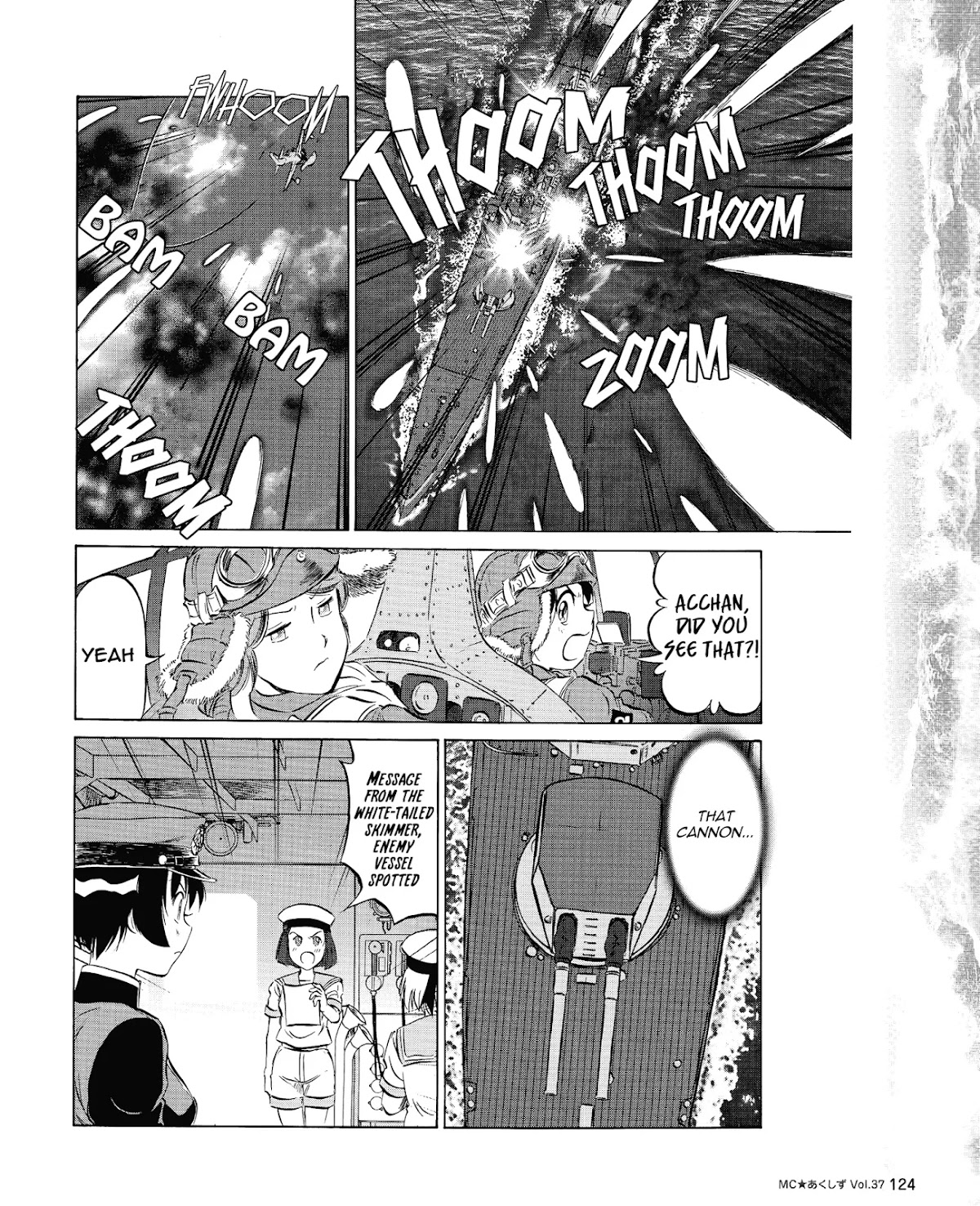 Kurogane Pukapuka Tai Chapter 37 page 10 - Chapter 37: Clash! “Unebi” vs. the US/British cruisers (part 1)