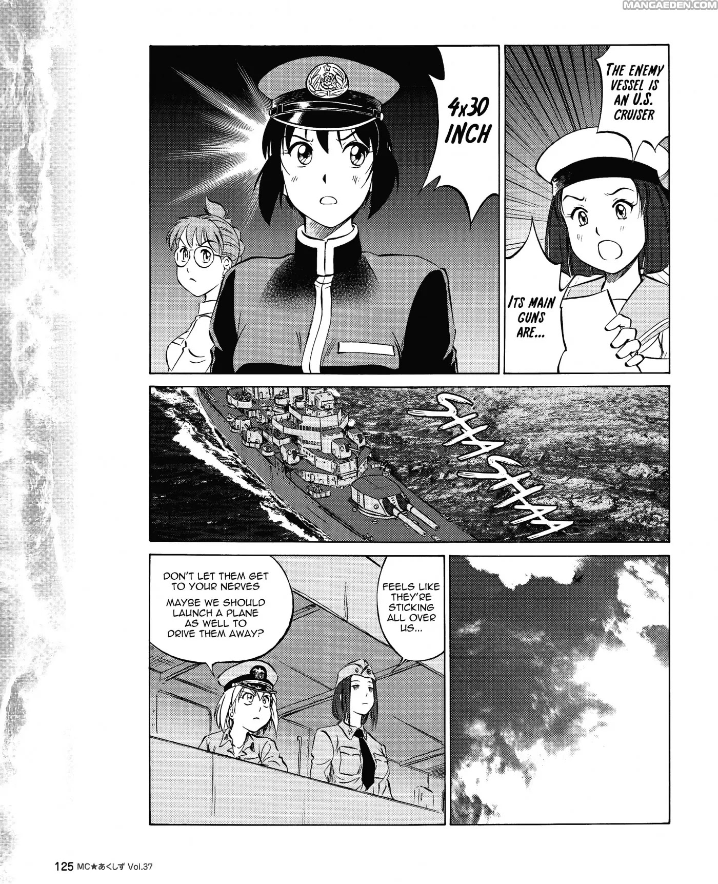 Kurogane Pukapuka Tai Chapter 37 page 11 - Chapter 37: Clash! “Unebi” vs. the US/British cruisers (part 1)