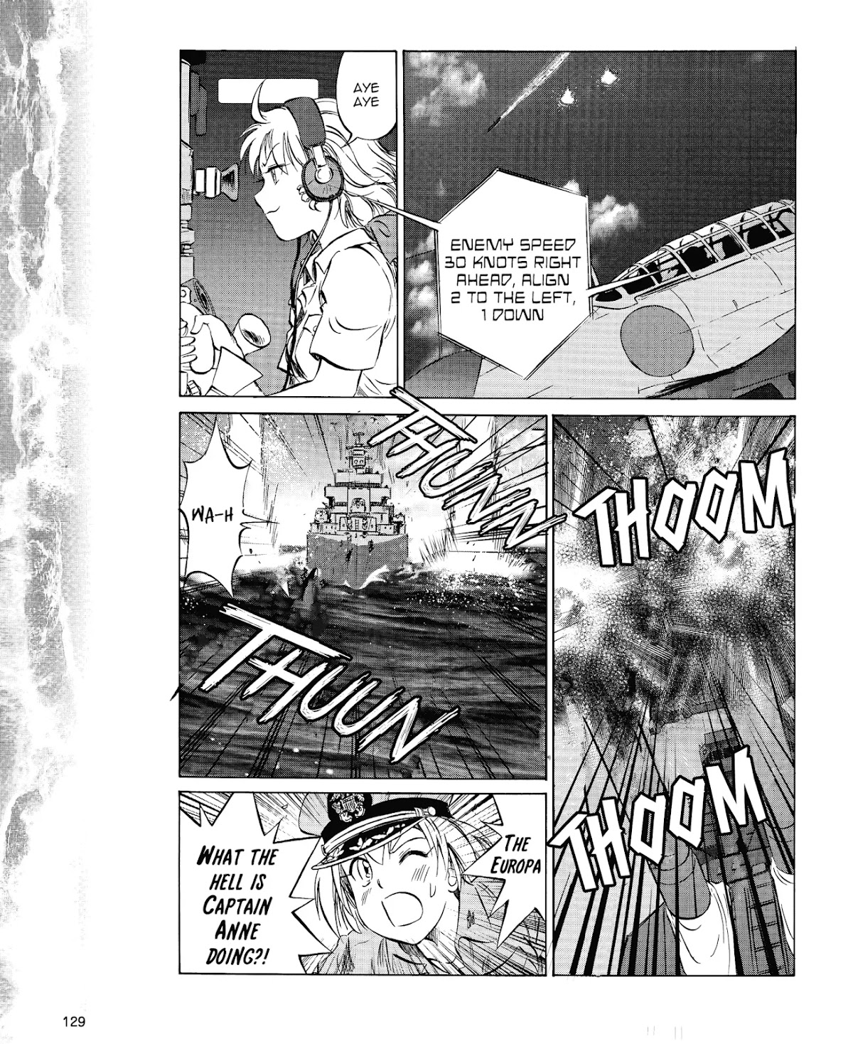 Kurogane Pukapuka Tai Chapter 37 page 15 - Chapter 37: Clash! “Unebi” vs. the US/British cruisers (part 1)