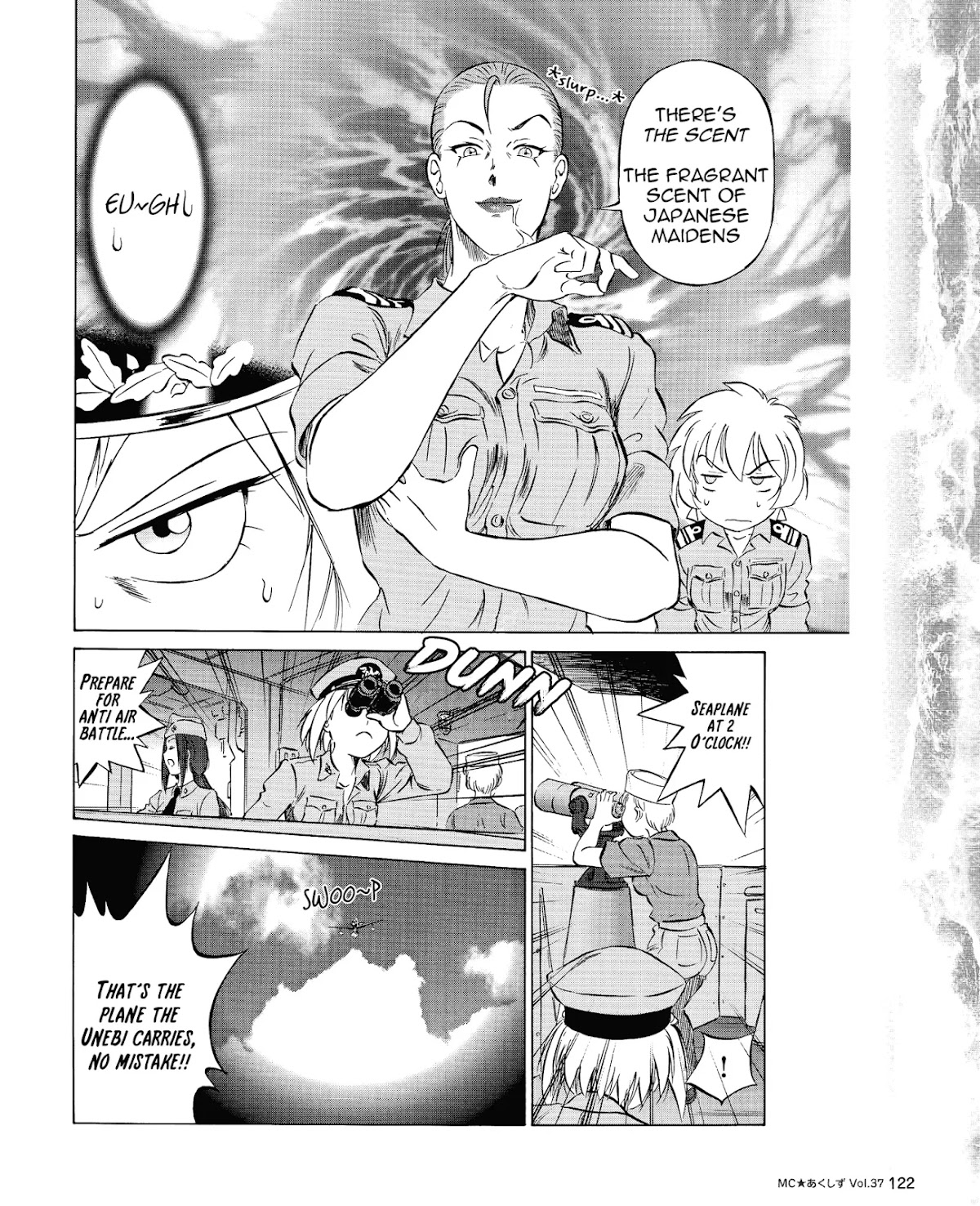 Kurogane Pukapuka Tai Chapter 37 page 8 - Chapter 37: Clash! “Unebi” vs. the US/British cruisers (part 1)