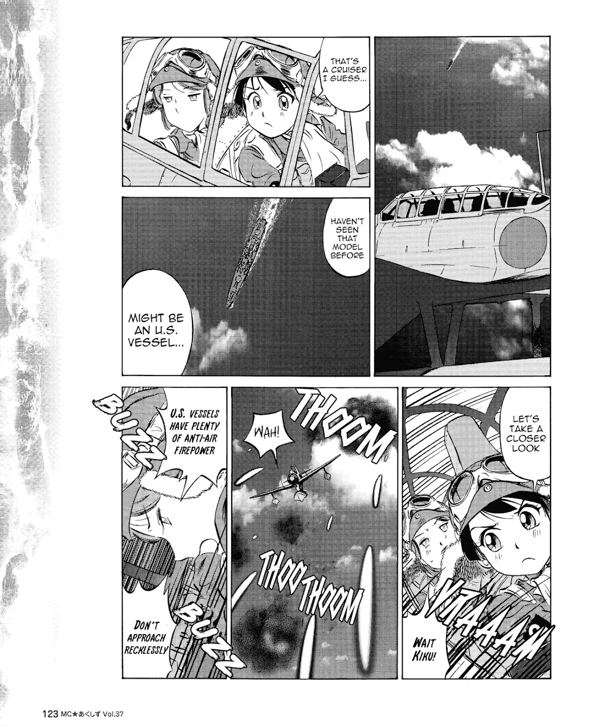 Kurogane Pukapuka Tai Chapter 37 page 9 - Chapter 37: Clash! “Unebi” vs. the US/British cruisers (part 1)