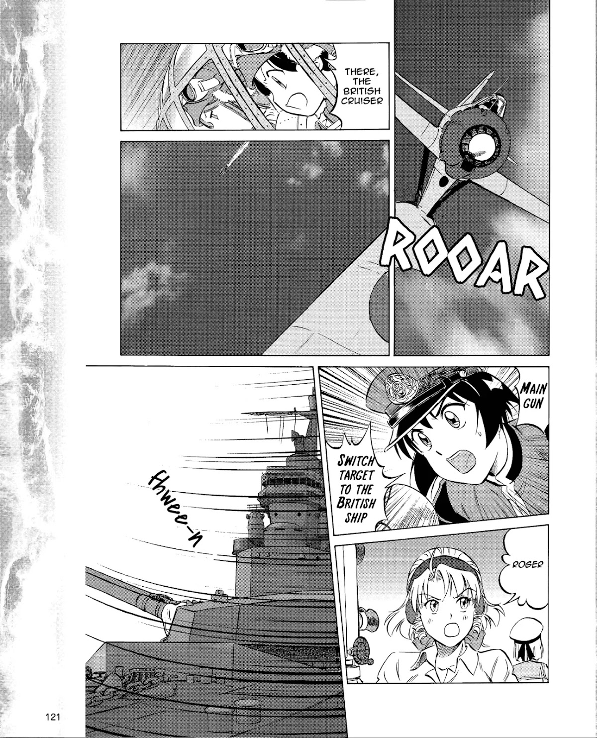 Kurogane Pukapuka Tai Chapter 38 page 7 - Chapter 38: Clash! “Unebi” vs. the US/British cruisers (part 2)