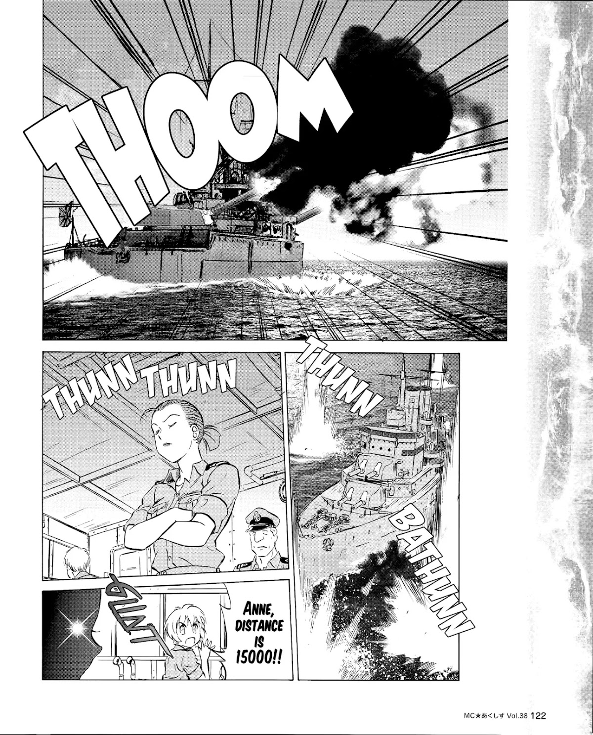 Kurogane Pukapuka Tai Chapter 38 page 8 - Chapter 38: Clash! “Unebi” vs. the US/British cruisers (part 2)