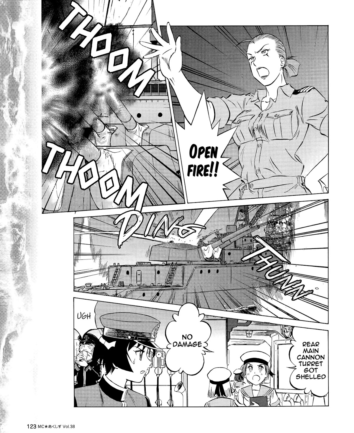 Kurogane Pukapuka Tai Chapter 38 page 9 - Chapter 38: Clash! “Unebi” vs. the US/British cruisers (part 2)